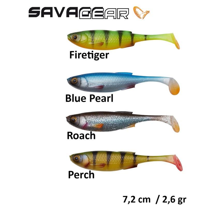 Leurre souple Savage Gear Fat Minnow T-Tail RTF 9cm